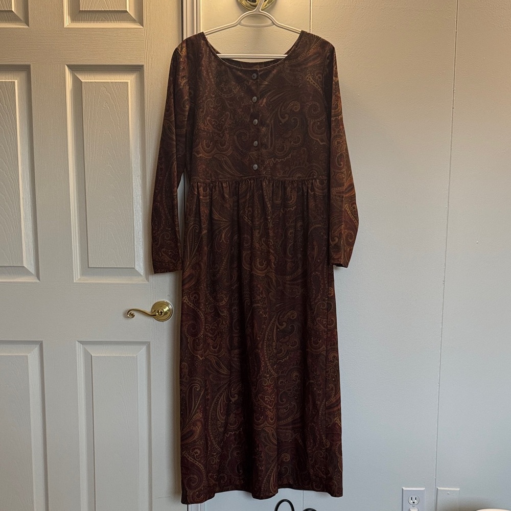 Vintage Market Ireland Paisley Maxi Dress